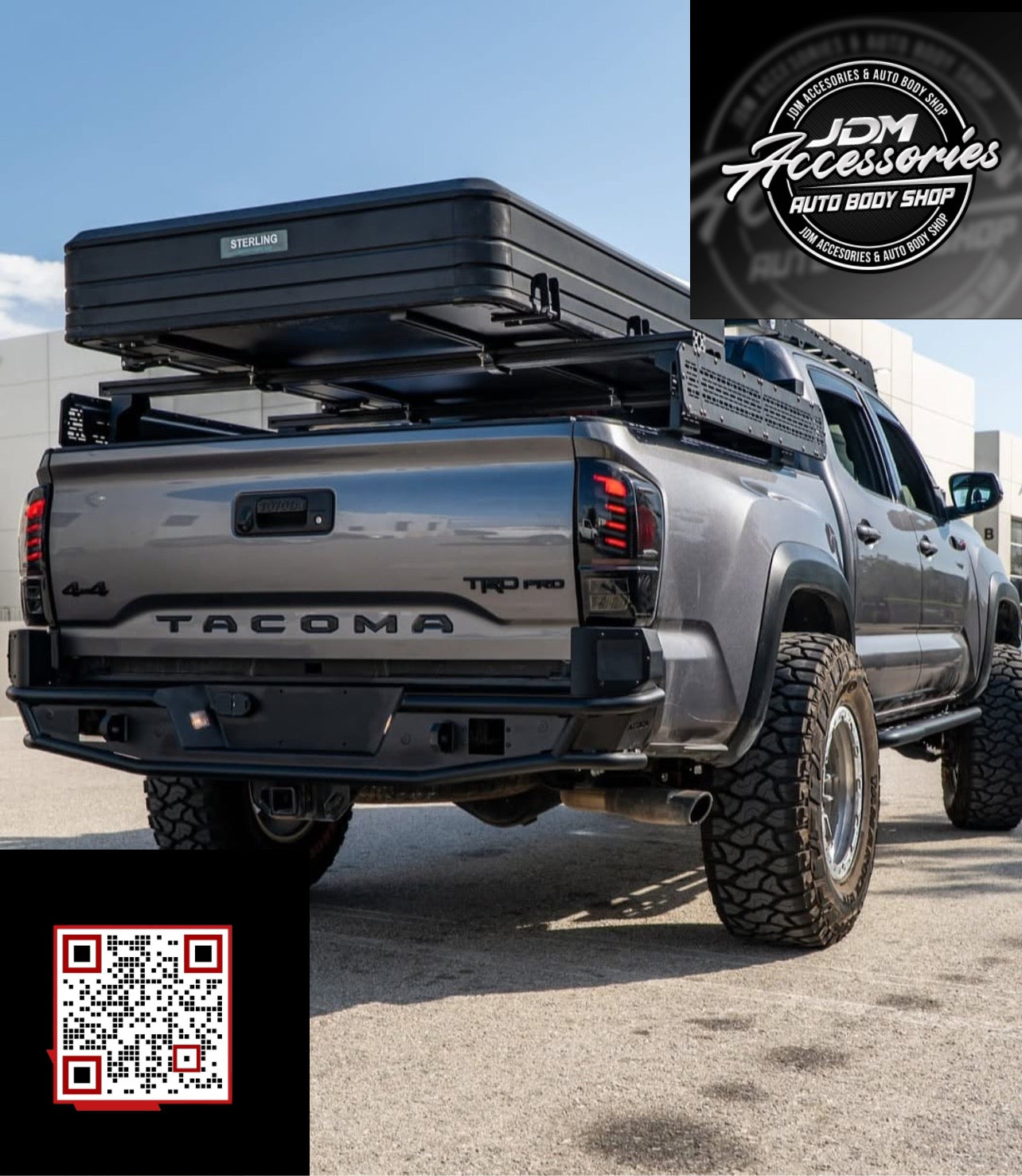 Bumper trasero Toyota Tacoma 2016-2023