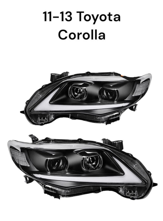 Focos tipo Lexus Toyota Corolla 2011-2013