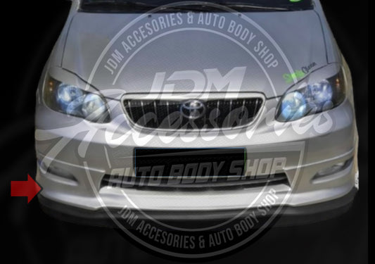 Front Lip Toyota Corolla 2003-2008