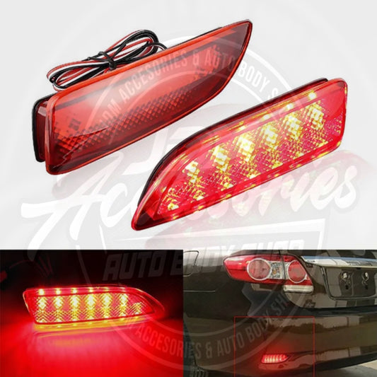 Reflectores Bumper trasero Toyota Corolla 2011 2013